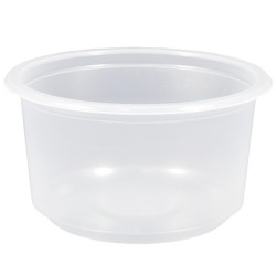 Д-115-350 мл (PP) Дно круглое прозрачное (D-115, H-62 мм) Д-Полимер (50/500 шт.)