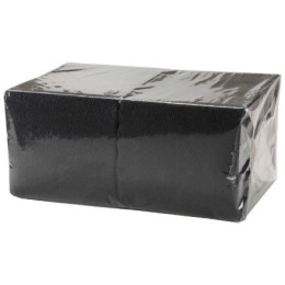 Салфетка 24х24 (1 сл.) 400 черная Бигпак Интенсив Форест (1/15 шт.)