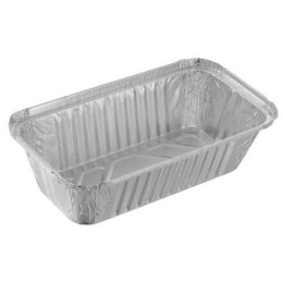 402-729 к 402-728 Форма алюм.прямоуг. L-край (201х118/159х84 мм, h-45 мм, V-685 мл) (50/900 шт.)