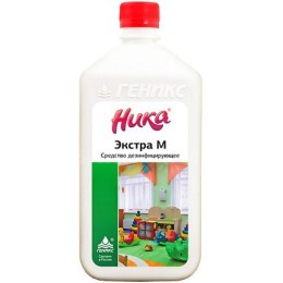 Средство дезинфицирующее 1,0 л Ника-экстра М с моющим эффектом (1/12 шт.) ЧестныйЗнак