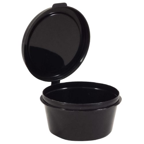 Соусник 80 мл верхнее закрытие ВЗЛП (80/960 шт.) 1256 ЧЕРНЫЙ в Екатеринбург — Uralhoz.ru