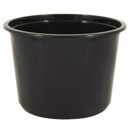 ВЗЛП-115-500 мл (PP) Дно круглое черное (D-115, H-82 мм) (50/500 шт.) 1548ч в Екатеринбург — Uralhoz.ru