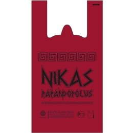 Пакет-майка ПНД 30+16х55 (35 мкм) NIKAS вишня СоюзПолимер (100/800 шт.)