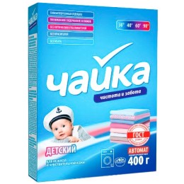 Стиральный порошок 0,4 кг Чайка-автомат Детский (1/18 шт.)
