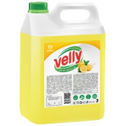 Средство моющее для посуды 5,0 кг Velly Лимон GRASS (1/4 шт.) 125428