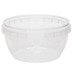 Контейнер плошка 360 мл (Н-57, D-105) V-cap (300 шт.) б/к