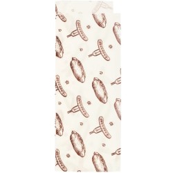 Уголок бумажный 225х80+40 с печатью Хот-дог Влагостойкий AVIORA (100/3000 шт.) 108-010