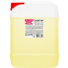 Средство моющее для полов 5,0 л Бархат Санитар (1 шт.) УБ 702