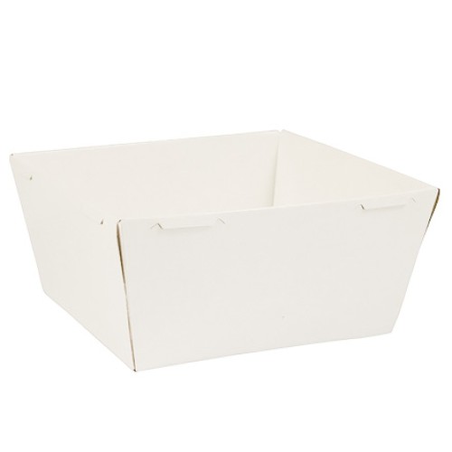 Упаковка квадратная SmartPack 300 Дно БЕЛЫЙ 100х100х40  (50/300 шт.) OSQ в Екатеринбург — Uralhoz.ru