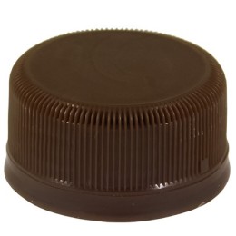 Крышка для бутылки ПЭТ рсо 1881 (низкое горло) (коричневая) (200/5000 шт.) АКЦИЯ