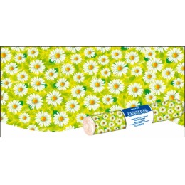 Скатерть в рулоне ПВД 120х160 (35 мкм) Летний день (5 шт.) (1/25 шт.) Интерпак