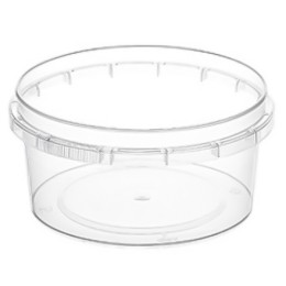 Контейнер круглый 180 мл (Н-44, D-93) упорное кольцо+конт.замок (360 шт.) ВЗЛП 1574п б/к