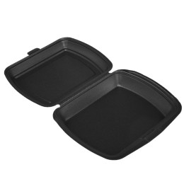 Ланч-бокс 1-секц. (247х206х35) ЮжуралПак 81 LB (тпВ) (200 шт.) ЧЕРНЫЙ