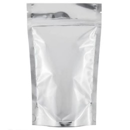 Пакет PET/PE Doypack 135х225 (40+40) мм прозр+метал, 108 мкм (50/250 шт.) 120-005