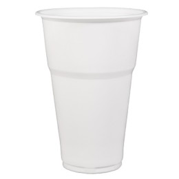 Стакан 330 мл одноразовый Факел (белый) Интропластик (100/2500 шт.)