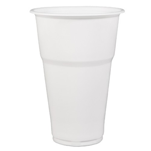 Стакан 330 мл одноразовый Факел (белый) Интропластик (100/2500 шт.) в Екатеринбург — Uralhoz.ru
