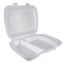 Ланч-бокс 2-секц. (247х206х35) Камапак (200 шт.)