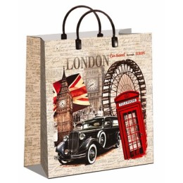 Пакет мягкий пластик 23х27 (150 мкм) Лондон лам. (10/40 шт.) Интерпак