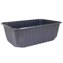 Плоское Дно контейнера 1000 г (186х132х62) UpaxUnity (100/500 шт.) ЧЕРНОЕ