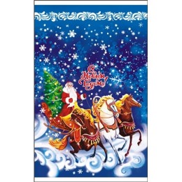 Пакет подарочный 25х40 Поземка (100/2000 шт.) Интерпак