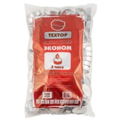 Свечи в гильзе (100 шт.) Эконом Textop (1/15 шт.) Т077