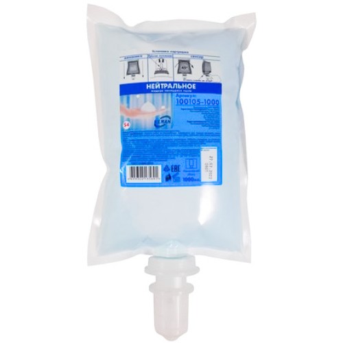 Мыло в картридже для диспенсеров 1,0 л KEMAN S4 (1/6 шт.) арт.100105-1000 в Екатеринбург — Uralhoz.ru