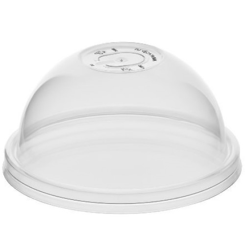 Крышка для стакана (d-90 мм) КУПОЛЬНАЯ с отверстием прозрачная ВЗЛП (50/1000 шт.) 3006п в Екатеринбург — Uralhoz.ru
