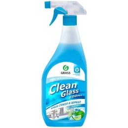 Средство моющее для стекол 0,6 л Clean Glass Голубая Лагуна GRASS (1/8 шт.) 125247