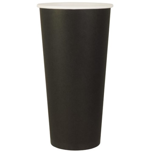Стакан ГН 500 мл (d-90 мм) бумажный Черный (40/640 шт.) ViRiDo в Екатеринбург — Uralhoz.ru