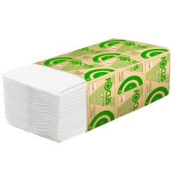 Полотенца бумажные V-сложение 1сл. (200 л.) FOCUS ECO (1/15 пачек) 5083743