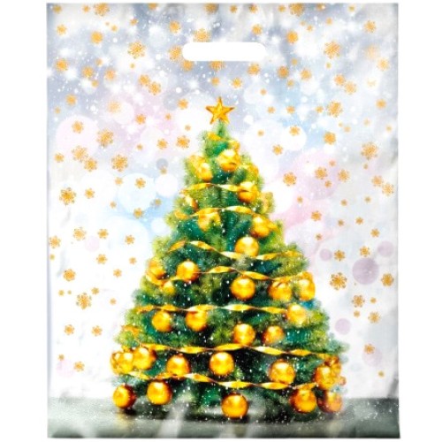 Пакет с прорубной ручкой ПВД 38х47 (60 мкм) Зимний сон лам. (50/500 шт.) Интерпак в Екатеринбург — Uralhoz.ru