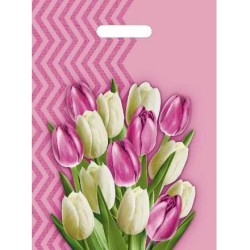 Пакет с прорубной ручкой ПВД 30х40 (50 мкм) Диана (50/1000 шт.) Интерпак