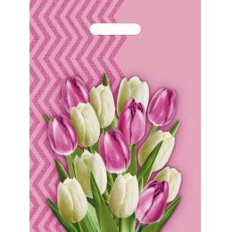 Пакет с прорубной ручкой ПВД 30х40 (50 мкм) Диана (50/1000 шт.) Интерпак