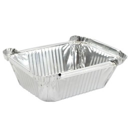 SP24L/SP44L к SP44LФорма алюм.прямоуг.L-край (145х120/103х78мм,h-57 мм,V-586 мл)(100/1200 шт.)