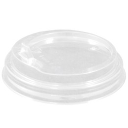 Крышка для стакана (d-80 мм) закрытый питейник ПРОЗРАЧНАЯ ИМПЭКС (100/1000 шт.)