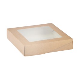 Упаковка на вынос с окном 1555 TABOX PRO 200х200х55 (25/175 шт.) OSQ