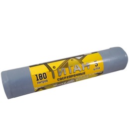 Мешок д/мусора ПВД 180 л  (5 шт.) рулон 2-х слойный ТИТАН (1/10 шт.) ТТ-ВР-180/5/10/С