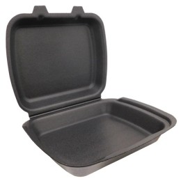 Ланч-бокс 1-секц. (247х208х32) Омск 24206-1 (130 шт.) ЧЕРНЫЙ