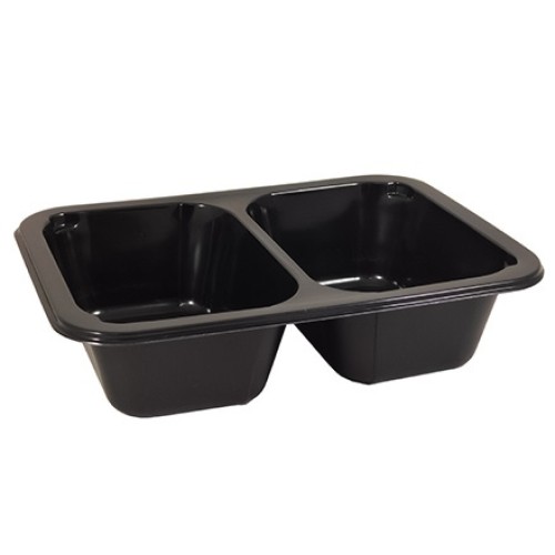 Контейнер под запайку (187х137х45) 50/50 Южуралпак 306/306 мл (50/400 шт.) ЧЕРНЫЙ в Екатеринбург — Uralhoz.ru