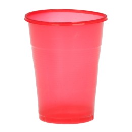 Стакан 200 мл одноразовый (красный) МОПС (100/4200 шт.)
