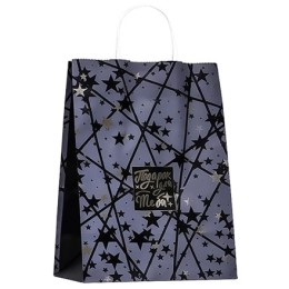 Пакет бумажный с кручеными ручками 260х150х350 100 г с печатью Подарок (25/250 шт.) 111491