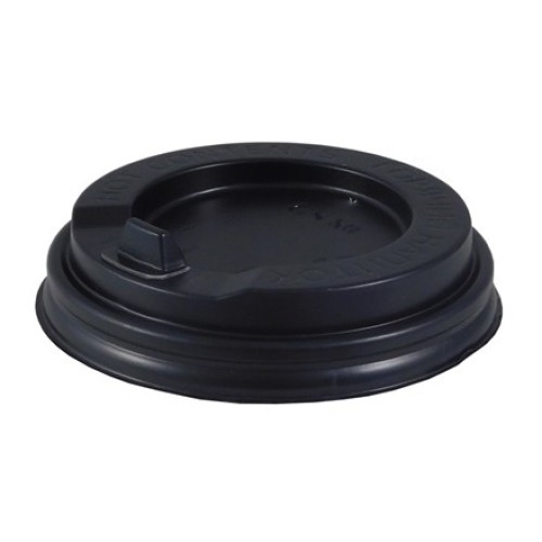 Крышка для стакана (d-90 мм) закрытый питейник ЧЕРНАЯ GS-90 (100/1000 шт.) в Екатеринбург — Uralhoz.ru