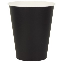 Стакан ГН 180/200 мл (d-73 мм) бумажный Черный (1500 шт.) ViRiDo