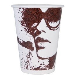 Стакан ГН 350 мл (d-90 мм) бумажный Силуэты (50/800 шт.) ViRiDo
