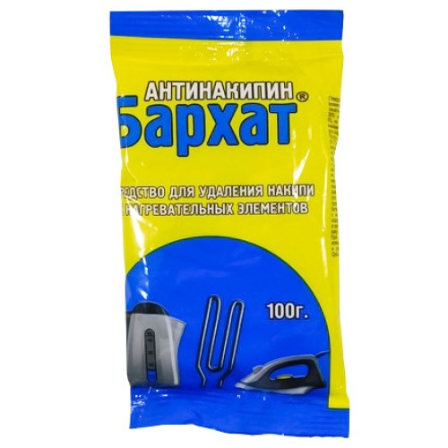 Антинакипин 100 г Бархат (1/50 шт.) Б101 в Екатеринбург — Uralhoz.ru