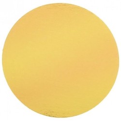 Подносы круг. (0,8 мм) Кондитер d-260 золото (100 шт.)