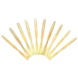 Пики деревянные (вилка коктейльная) Фрукт 90 мм (100 шт.) (1/40 шт.)