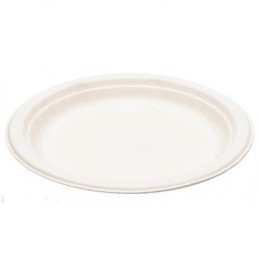 Тарелка биоразлагаемая d-180 белая (50/1000 шт.)