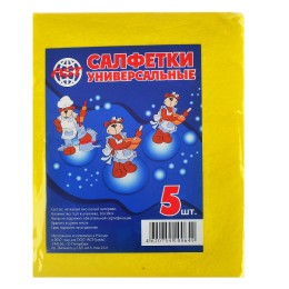 Салфетка вискозная 30х38 (5 шт.) AST (1/50 шт.)