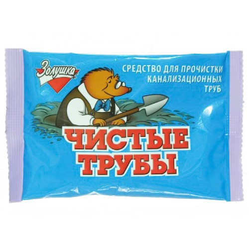 Средство от засоров порошок 90 г Чистые трубы АМС-Медиа (1/50 шт.) Б37-2 в Екатеринбург — Uralhoz.ru